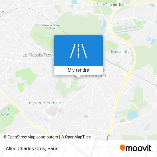 Allée Charles Cros plan
