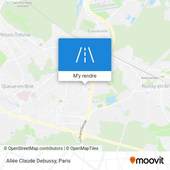 Allée Claude Debussy plan
