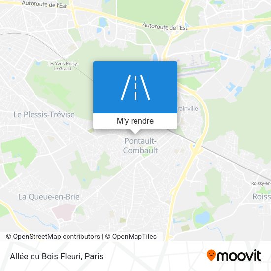 Allée du Bois Fleuri plan