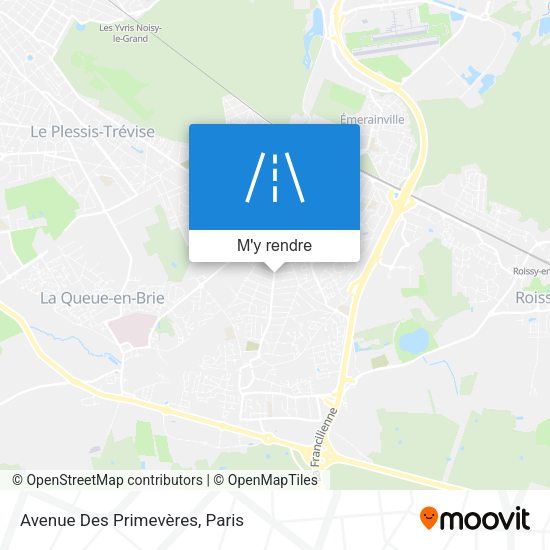 Avenue Des Primevères plan