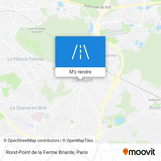 Rond-Point de la Ferme Briarde plan