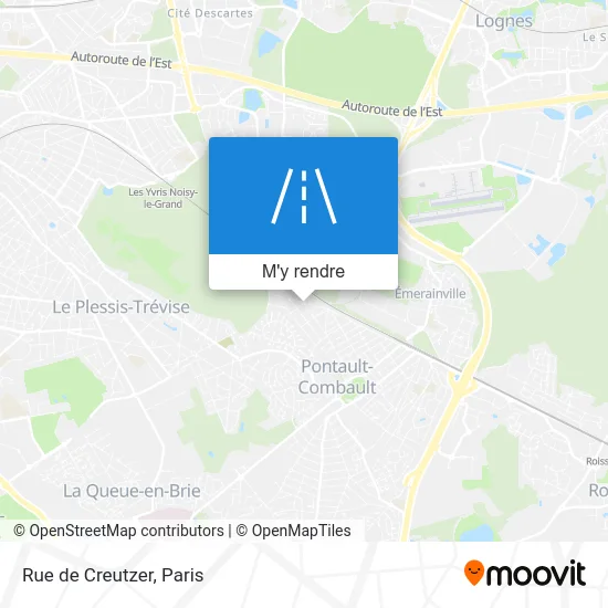 Rue de Creutzer plan