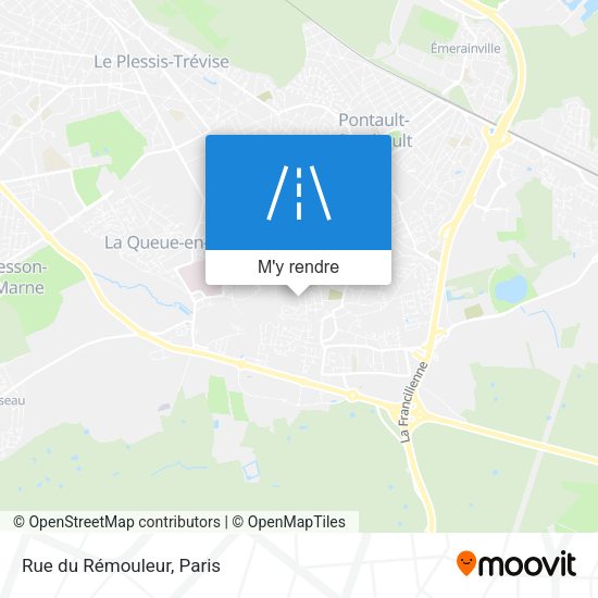 Rue du Rémouleur plan