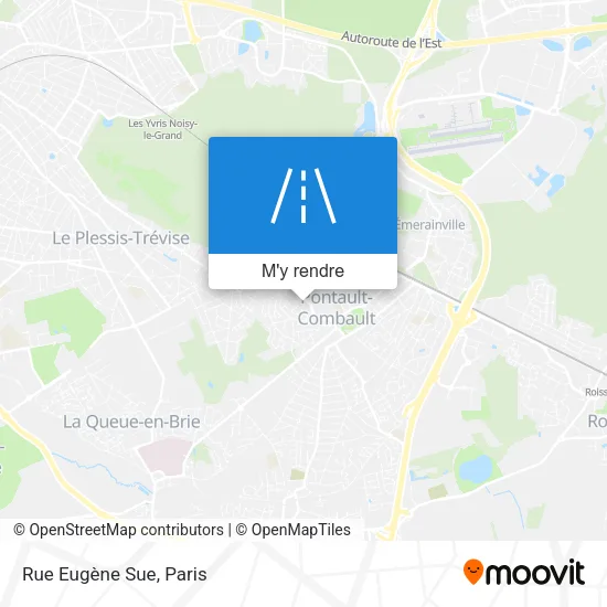 Rue Eugène Sue plan