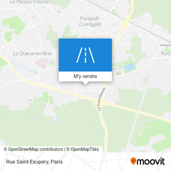 Rue Saint-Exupéry plan