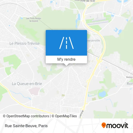 Rue Sainte-Beuve plan