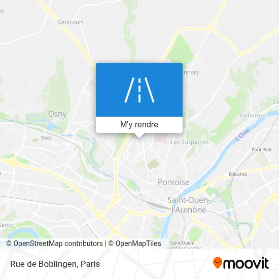 Rue de Boblingen plan