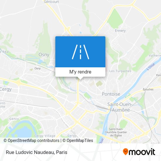 Rue Ludovic Naudeau plan