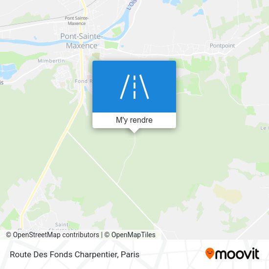 Route Des Fonds Charpentier plan