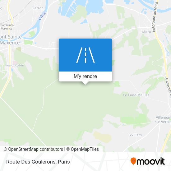 Route Des Goulerons plan