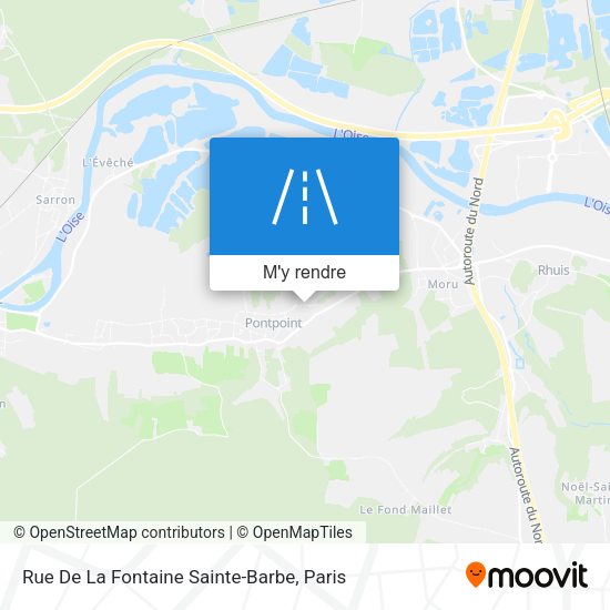 Rue De La Fontaine Sainte-Barbe plan