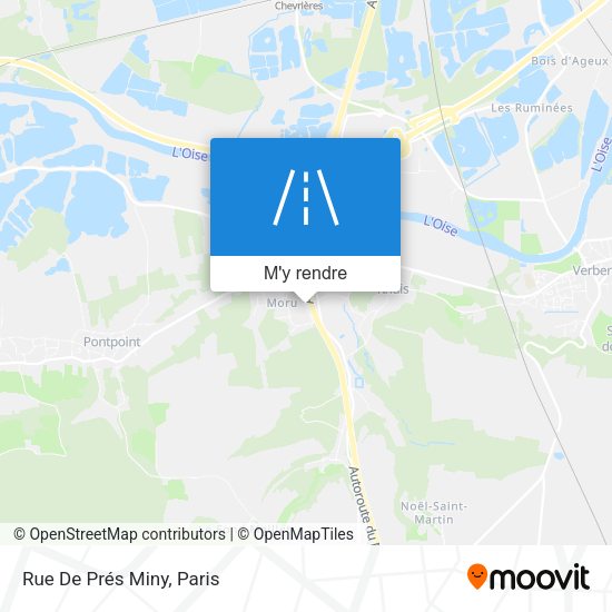 Rue De Prés Miny plan