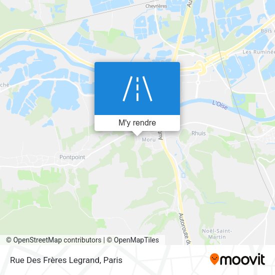 Rue Des Frères Legrand plan