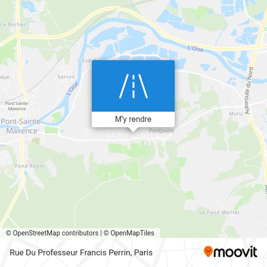 Rue Du Professeur Francis Perrin plan