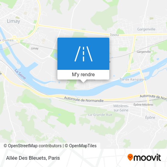 Allée Des Bleuets plan