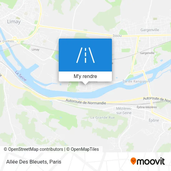 Allée Des Bleuets plan