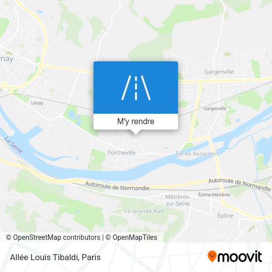 Allée Louis Tibaldi plan