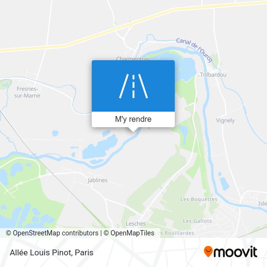 Allée Louis Pinot plan