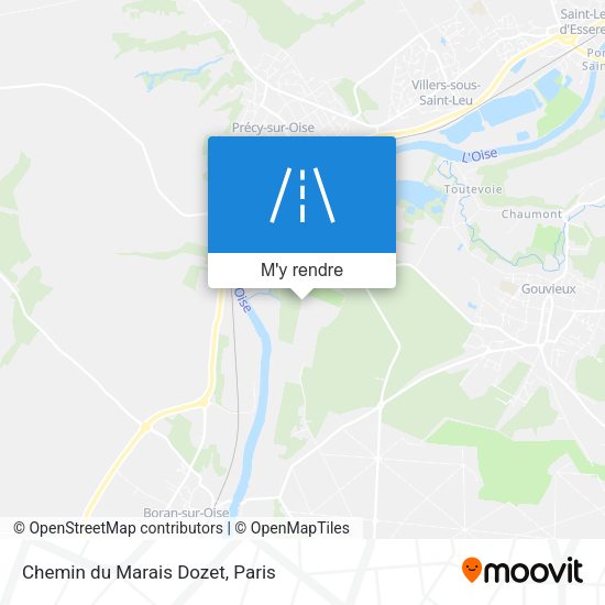 Chemin du Marais Dozet plan