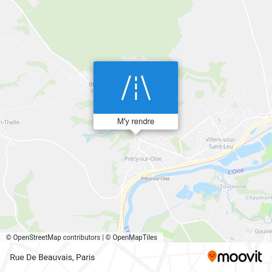 Rue De Beauvais plan