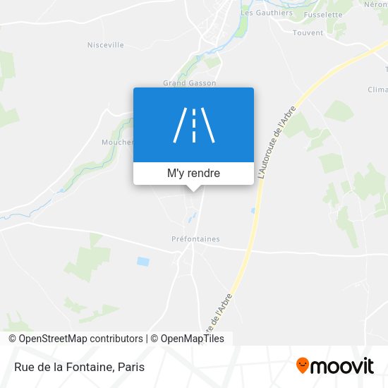Rue De La Fontaine plan