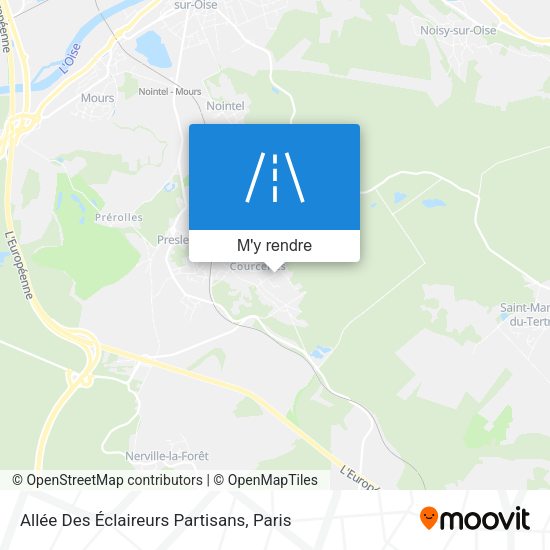 Allée Des Éclaireurs Partisans plan