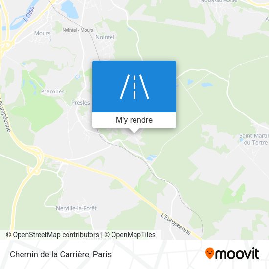 Chemin de la Carrière plan