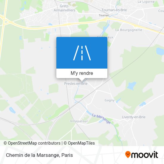 Chemin de la Marsange plan