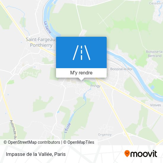 Impasse de la Vallée plan