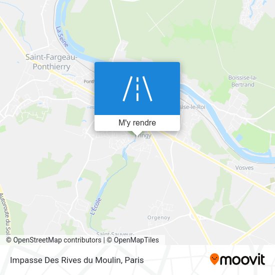 Impasse Des Rives du Moulin plan