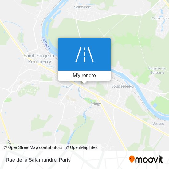 Rue de la Salamandre plan