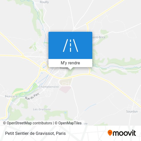 Petit Sentier de Gravissot plan