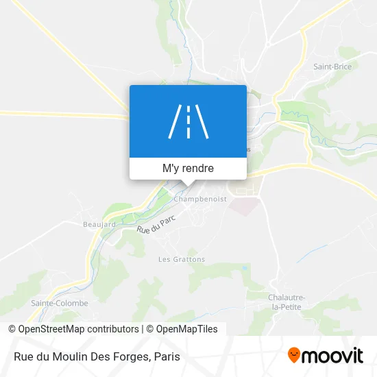 Rue du Moulin Des Forges plan