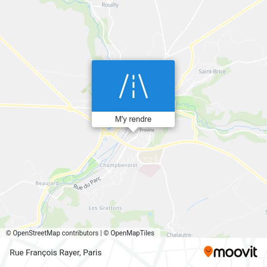 Rue François Rayer plan