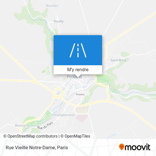 Rue Vieille Notre-Dame plan
