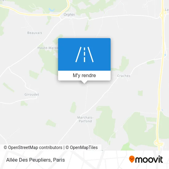 Allée Des Peupliers plan