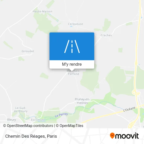 Chemin Des Réages plan