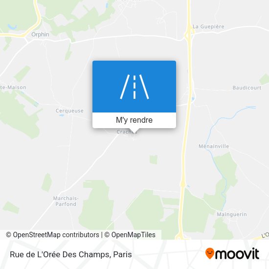 Rue de L'Orée Des Champs plan