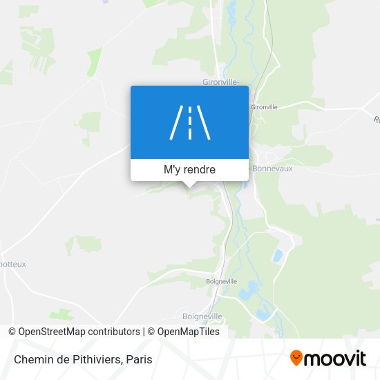 Chemin de Pithiviers plan