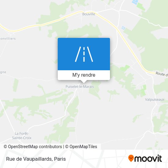 Rue de Vaupaillards plan