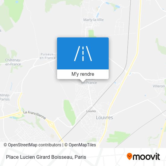 Place Lucien Girard Boisseau plan