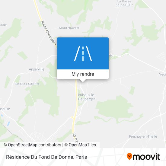 Résidence Du Fond De Donne plan