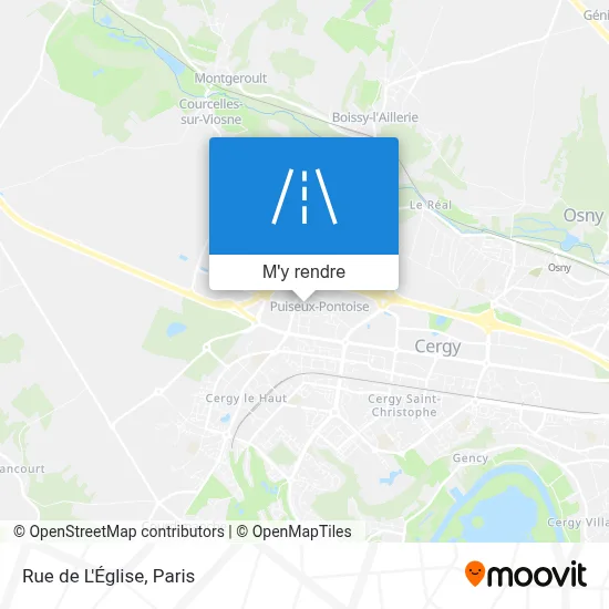 Rue de L'Église plan