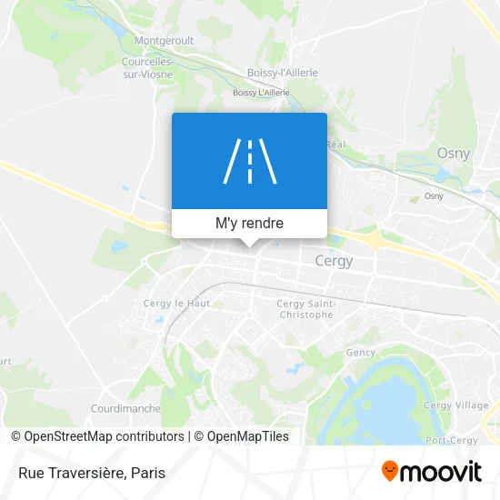 Rue Traversière plan