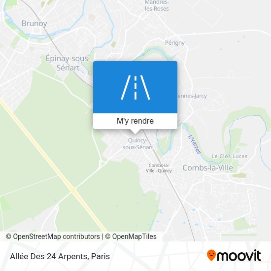 Allée Des 24 Arpents plan
