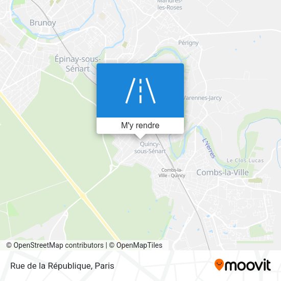 Rue de la République plan