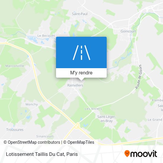 Lotissement Taillis Du Cat plan
