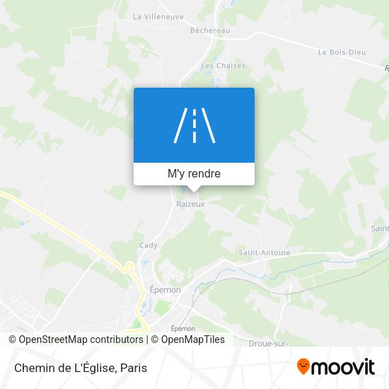 Chemin de L'Église plan