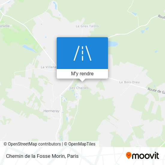 Chemin de la Fosse Morin plan