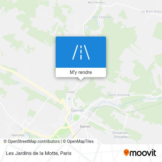 Les Jardins de la Motte plan
